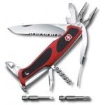 фото Нож victorinox rangergrip 174 handyman 0.9728.wc 130 мм, 17 функций, красный