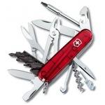 фото Швейцарский нож victorinox cybertool 1.7725.t 91 мм, 34 функций, красный полупрозрачный