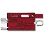 фото Швейцарская карточка victorinox swisscard ruby 0.7100.t красная