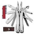 фото Мультитул victorinox swisstool spirit 38 кожаный чехол 3.0238.l