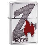 фото Зажигалка zippo classic с покрытием brushed chrome 29104
