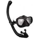 фото Комплект для плавания: маска + трубка wave черный ms-1383s60