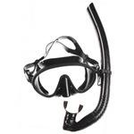 фото Комплект для плавания: маска + трубка wave черный ms-1328s66
