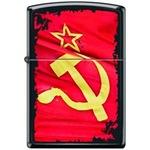 фото Зажигалка zippo 218 soviet flag sickle