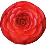 фото Декоративная подушка Цветы Цвет: Красный (33х33)