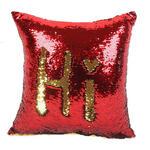 фото Декоративная подушка с пайетками Magic Shine Цвет: Золотой Рубин (40х40)