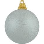 фото Набор шаров Christmas Time Цвет: Светло-Голубой текстурный (7 см - 4 шт)