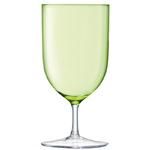 Фото №2 Набор из 2 бокалов для воды и вина Hint 400 мл зелёный
