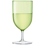 Фото №3 Набор из 2 бокалов для воды и вина Hint 400 мл зелёный