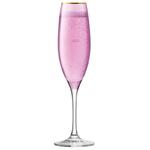 Фото №3 Набор из 2 бокалов-флейт для шампанского Sorbet 225 мл розовый