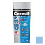 фото Затирка цементная для узких швов Ceresit СЕ33 Comfort голубая 2 кг