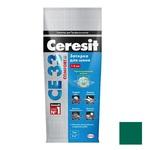 фото Затирка цементная для узких швов Ceresit СЕ33 Comfort  зеленая 2 кг