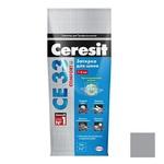 фото Затирка цементная для узких швов Ceresit СЕ33 Comfort Антрацит 2 кг