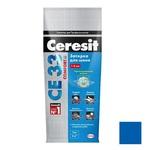 фото Затирка цементная для узких швов Ceresit СЕ33 Comfort темно-синяя 2 кг