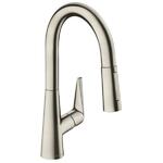 фото Смеситель для кухни Hansgrohe Talis S 160 72815800 с выдвижным изливом