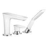 фото Смеситель на борт ванны Hansgrohe PuraVida 15432400 Белый