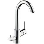 фото Смеситель для кухни Hansgrohe Talis S Variarc 14872000 с запорным вентилем для посудомоечной машины