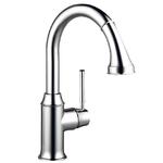 фото Смеситель для кухни Hansgrohe Talis Classic 14863000 с выдвижным изливом