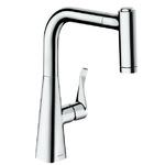 фото Смеситель для раковины Hansgrohe Metris 220 14834000 с выдвижным изливом