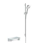 фото Душевой набор Hansgrohe ShowerTablet Select 27027400 с термостатом белый/хром