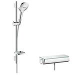 фото Душевой набор Hansgrohe Raindance Select E 120 27038400 с термостатом белый/хром