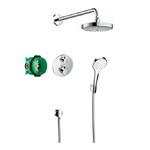 фото Душевой комплект Hansgrohe Croma Select S 27295000 с термостатом