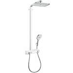 фото Душевая стойка Hansgrohe Raindance Select E 360 EcoSmart 27287400 белый/хром