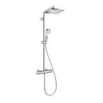 фото Стойка душевая Hansgrohe Crometta E Showerpipe 1jet EcoSmart 27281000 с термостатом