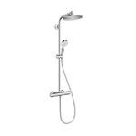 фото Стойка душевая Hansgrohe Crometta S Showerpipe 1jet EcoSmart 27268000 с термостатом