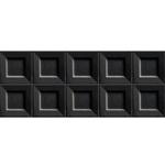 фото Плитка керамическая Ibero Black & White Cubic Black 500х200 мм