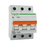 фото Автоматический выключатель Schneider Electric Домовой ВА63 3П C 20A 4,5кА