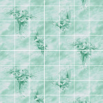 фото Стеновая панель ХДФ Акватон Букет цветов Изумруд 2440х1220 мм
