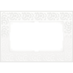 фото Рамка для двойной розетки Werkel Flock WL05-Frame-01-DBL-white белая