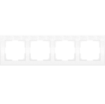 фото Рамка четырехместная Werkel Flock WL05-Frame-04-white белая