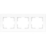 фото Рамка трехместная Werkel Favorit WL01-Frame-03 белая матовая