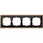 фото Рамка четырехместная Werkel Palacio WL17-Frame-04 золото/черный