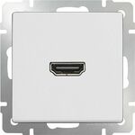 фото Механизм розетки Werkel HDMI WL01-60-11 белый