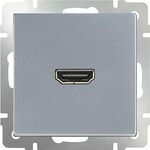 фото Механизм розетки Werkel HDMI WL06-60-11 серебряный