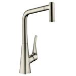 фото Смеситель для кухни Hansgrohe Metris Select 320 14820800 с выдвижным изливом