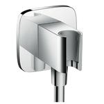 фото Подключение для душевого шланга Hansgrohe Fixfit 26485000 с держателем Porter E