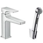 фото Смеситель для биде Hansgrohe Metropol 32520000 c гигиеническим душем