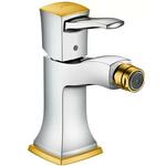 фото Смеситель для биде Hansgrohe Metropol 31320090 хром/золото
