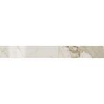 фото Бордюр из керамогранита Atlas Concorde Supernova Marble Calacatta Gold Listello Lappato 590х73 мм