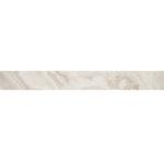 фото Бордюр из керамогранита Atlas Concorde Supernova Onyx Pure White Listello Lappato 590х73 мм