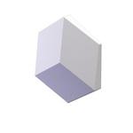 фото Дизайнерская 3D панель из гипса Artpole Cube-solo 200x173x35 мм