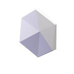 фото Дизайнерская 3D панель из гипса Artpole Cube-Ex2 200x173 мм