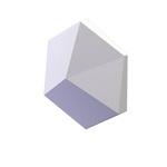 фото Дизайнерская 3D панель из гипса Artpole Cube-Ex1 200x173 мм