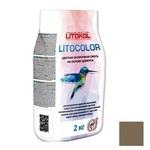 фото Смесь затирочная цементная для швов Litokol Litocolor L.12 темно-серая 2 кг