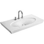 фото Раковина накладная Villeroy & Boch La Belle 612411R1 Альпин 1000х490 мм