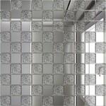 фото Мозаика зеркальная ДСТ Хрусталь С50Х50 серебро хрусталь 300х300 мм